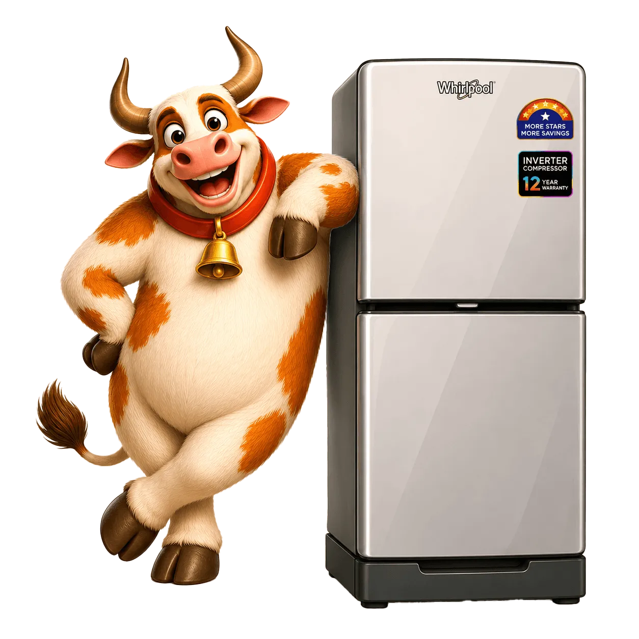 Whirlpool Refrigerator FreshMagic Pro 257L GD Inv Mirror